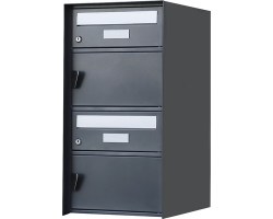 Verbier 2er dunkelgrau metallic